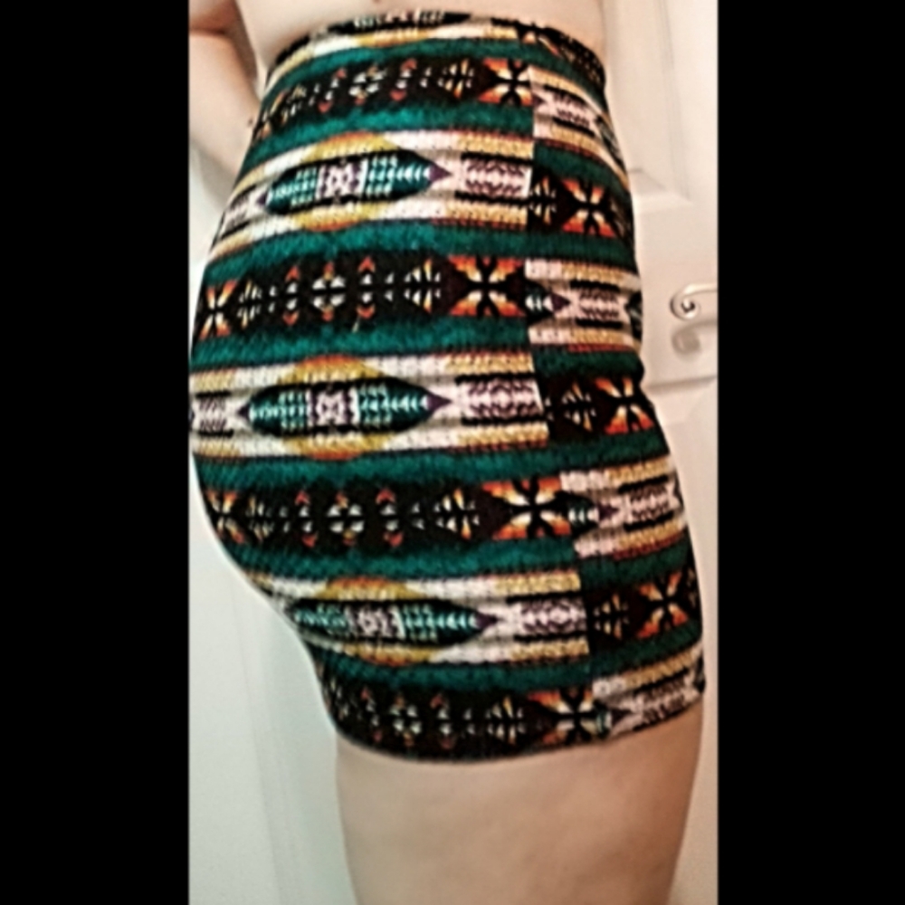 Bodycon Geometric Mini